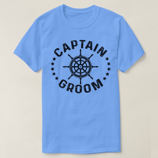 Camiseta Capitán Groom Navegador Barco de Navegación Saili (Diseño del anverso)