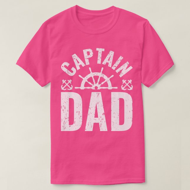 Camiseta Capitán Hombre Padre Propietario del barco Lake Bo (Diseño del anverso)