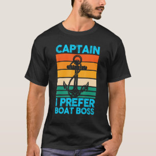 Camiseta Capitán I Prefiero El Bote Jefe