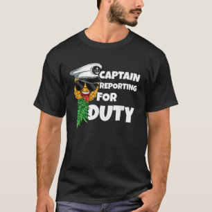 Camiseta Capitán Informando Sobre El Deber De Pineapple S