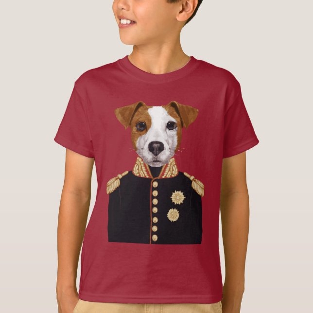 Camiseta Capitán Jack Russell (Anverso)
