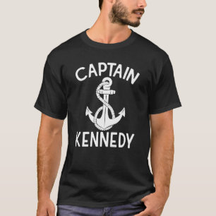 Camiseta Capitán Kennedy Embarcación Ancla Barco Buque Yate