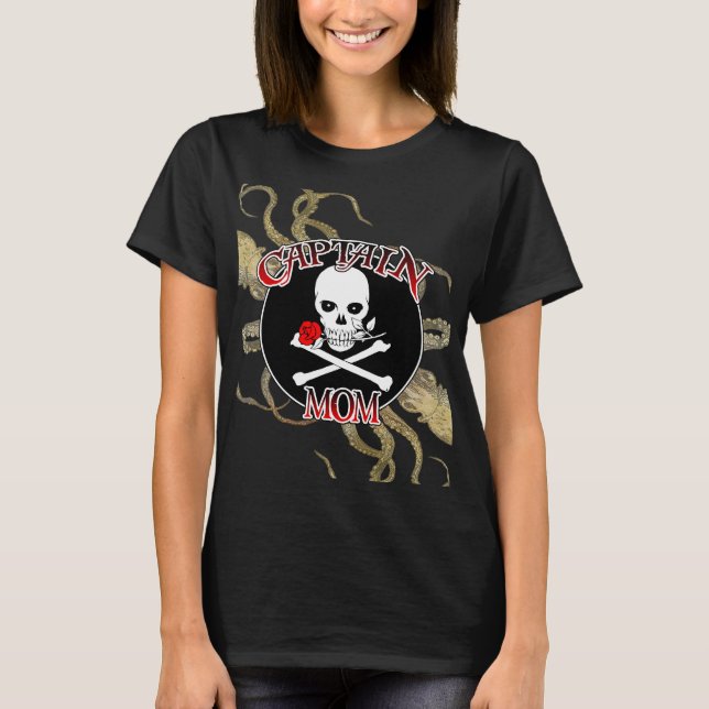 Camiseta Capitán Mamá - Abrazado por lo profundo (Anverso)