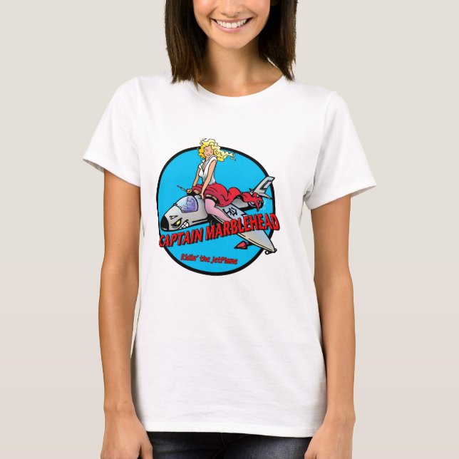 Camiseta Capitán Marblehead, el tanque de las señoras (Anverso)
