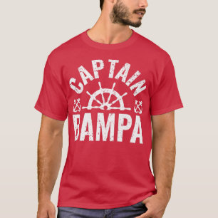 Camiseta Capitán masculino Bampa Propietario del barco Lake