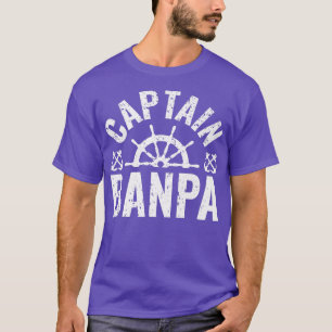 Camiseta Capitán masculino Banpa Propietario del barco Lake