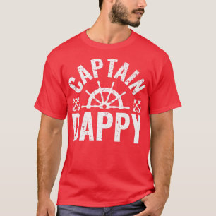 Camiseta Capitán masculino Dappy Propietario del bote Lake 
