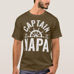 Camiseta Capitán masculino Napa Propietario del barco Lake