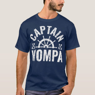 Camiseta Capitán masculino Wompa Propietario del barco Lake