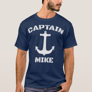 Camiseta Capitán Mike Capitán de barco personalizado