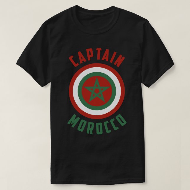 Camiseta Capitán morocco (Diseño del anverso)
