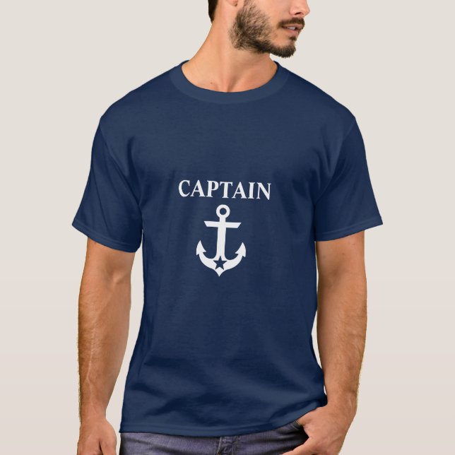 Camiseta Capitán Nautico Estrella Azul (Anverso)