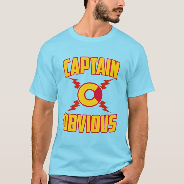 Camiseta Capitán Obvio (Anverso)