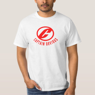 Camiseta Capitán Obvio Divertido Héroe de Estilo Cómic