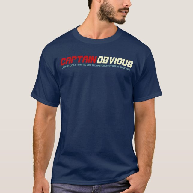 Camiseta Capitán Obvious (Anverso)
