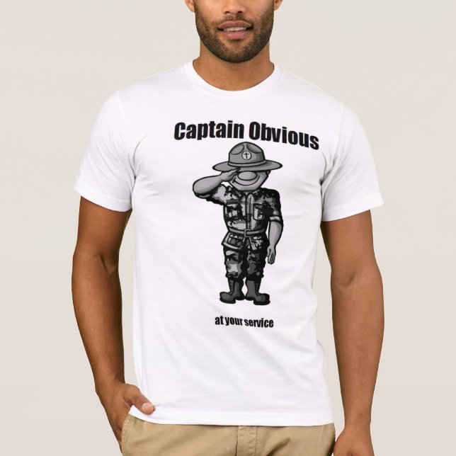 Camiseta Capitán Obvious (Anverso)
