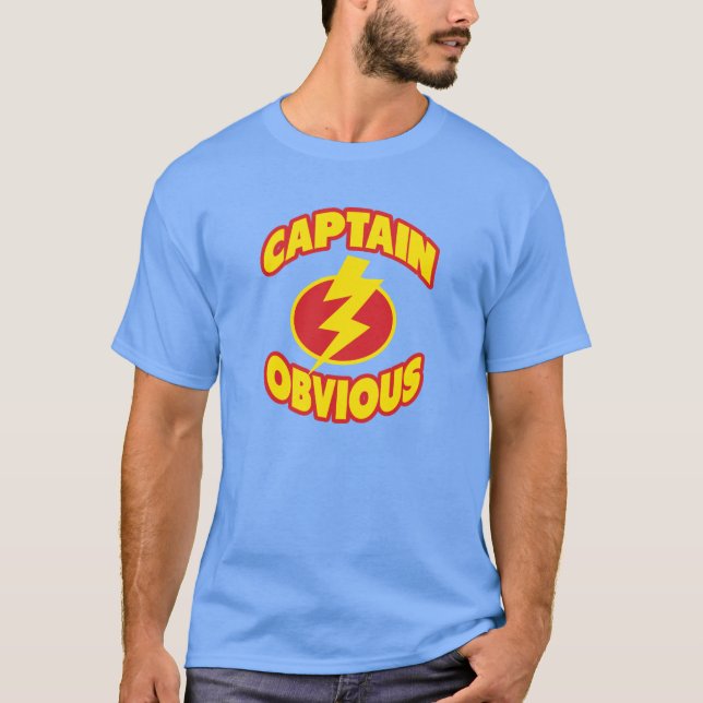 Camiseta Capitán Obvious Shirts (Anverso)