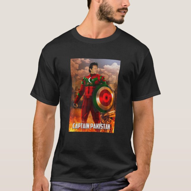 Camiseta Capitán Pakistán Imran Khan Apoyo PTI Pakistán (Anverso)