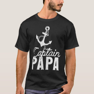Camiseta Capitán Papa Anchor de barco Pontoon