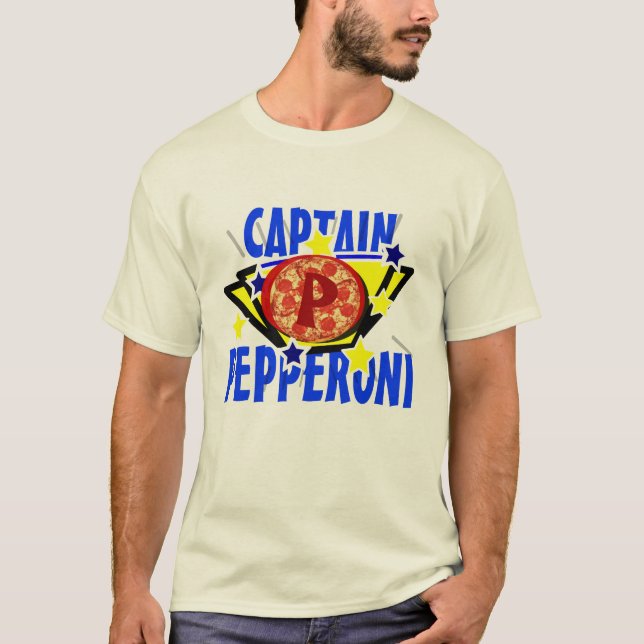 Camiseta Capitán Pepperoni (Anverso)