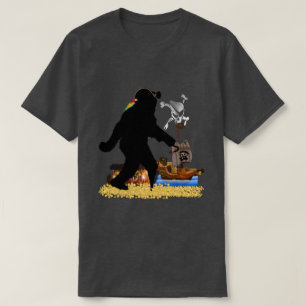 Camiseta Capitán Pirata Treasure Chest Sasquatch