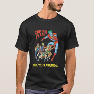 Camiseta Capitán Planeta Planeta Planeadores Logo Retro Uni
