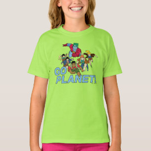 Camiseta Capitán Planeta y los planetarios - ¡Vamos Planeta