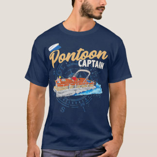 Camiseta Capitán Pontoon Funny Bote