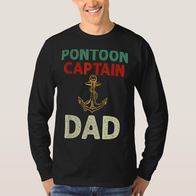 Camiseta Capitán Pontoon Papá Pontoon Capitán (Anverso)