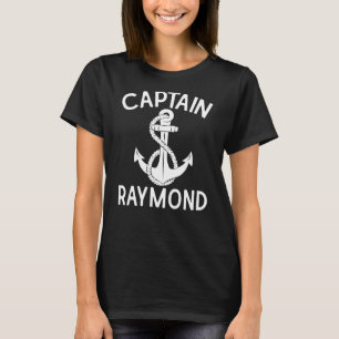Camiseta Capitán Raymond Anchor Barco Barco Yate