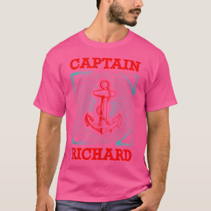 Camiseta Capitán Richard Nombre Personalizado Marinero Emba