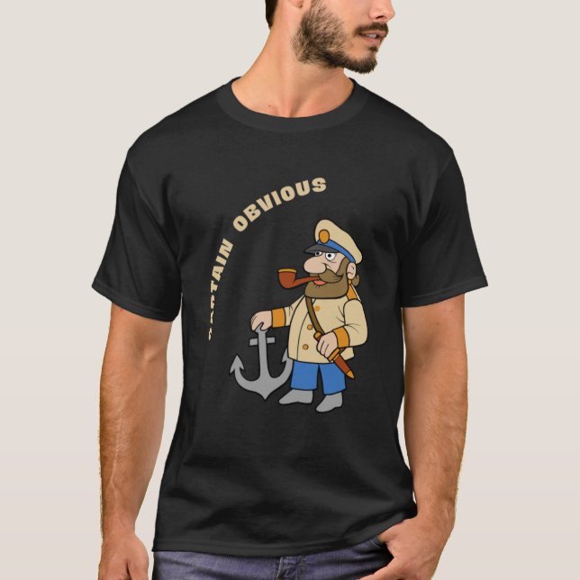 Camiseta Capitán Sarcasmo Obvio (Anverso)