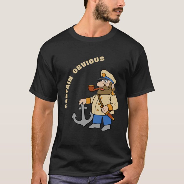 Camiseta Capitán Sarcasmo Obvio (Anverso)