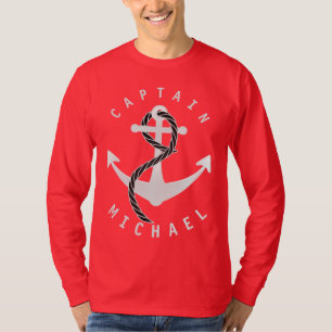 Camiseta Capitán Shirt Anchor Personalized