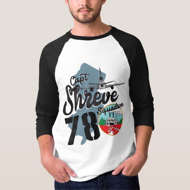 Camiseta Capitán Shreve Baseball Tee (Anverso)