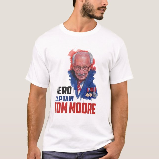Camiseta Capitán Sir Tom Moore (Anverso)