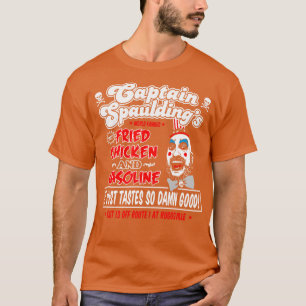 Camiseta Capitán Spaulding Pollo frito y Tote de gasolina