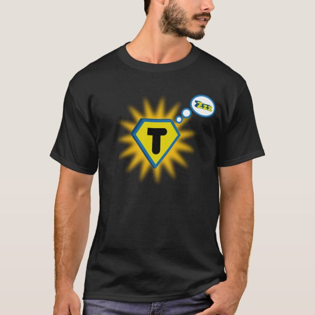 Camiseta Capitán Tedium Black (Anverso)