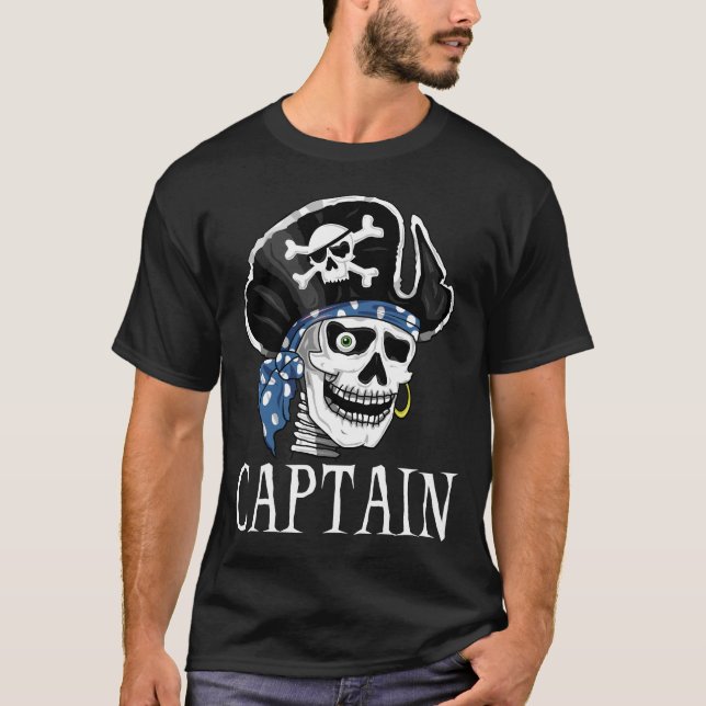 Camiseta Capitán tuerto del pirata (Anverso)