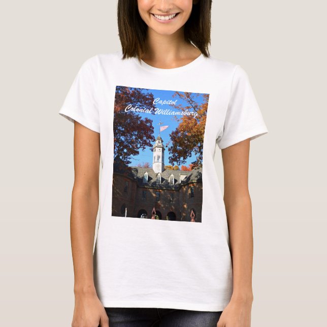 Camiseta Capitolio, Colonial Williamsburg (Anverso)