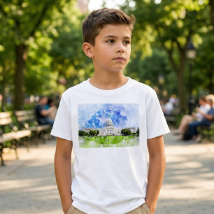 Camiseta Capitolio de los Estados Unidos en Washington DC A