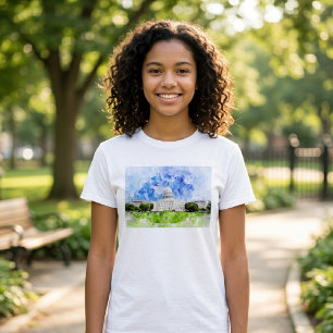 Camiseta Capitolio de los Estados Unidos en Washington DC A