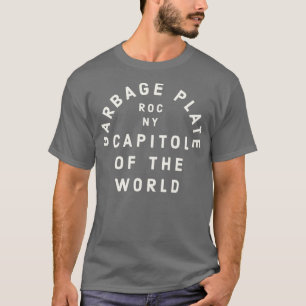 Camiseta Capitolio de Placas de la Basura del Mundo Rochest