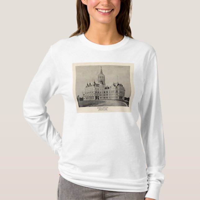 Camiseta Capitolio del estado, Hartford (Anverso)