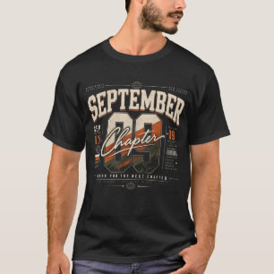 Camiseta Capítulo 09 Retro Moda Callejera del Mes de Nacimi