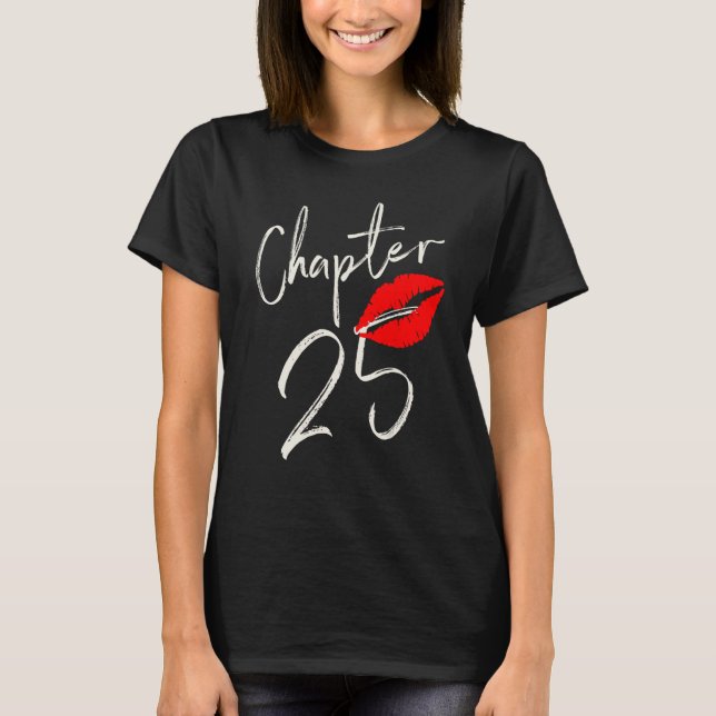 Camiseta Capítulo 25 EST 1997 25º cumpleaños Regalos De Té  (Anverso)