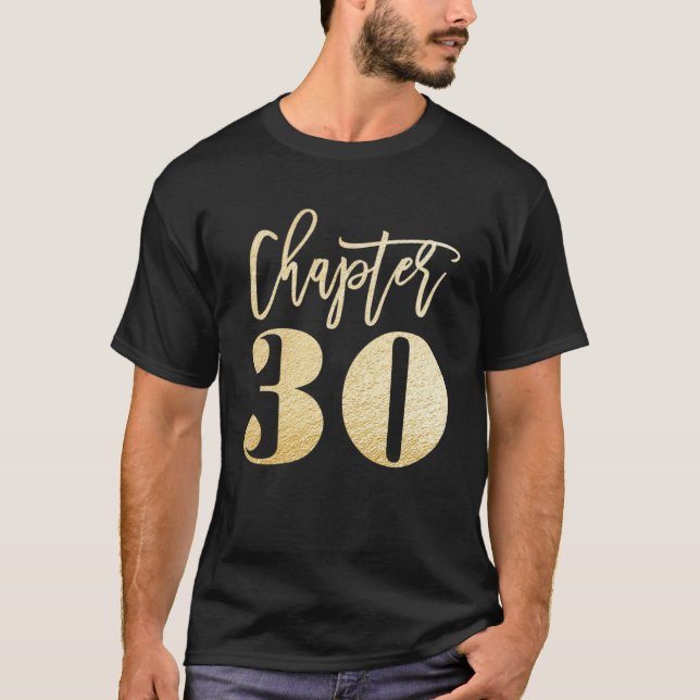 Camiseta CAPÍTULO 30 de cumpleaños 30 Fabulosas niñas Thi (Anverso)