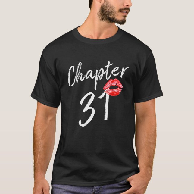 Camiseta Capítulo 31 Señoras de los Labios Rojos Cumpleaños (Anverso)