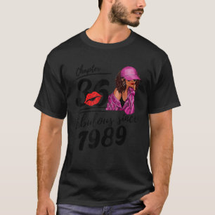 Camiseta Capítulo 36 Fabuloso desde 1989 Mujeres Negras 36ª