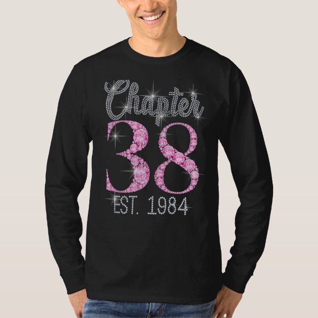 Camiseta Capítulo 38 Fabuloso Desde 1984 38º Cumpleaños (Anverso)
